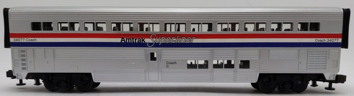 MTH 30-6500 O Amtrak SuperLiner Coach Passenger Car #34077 EX