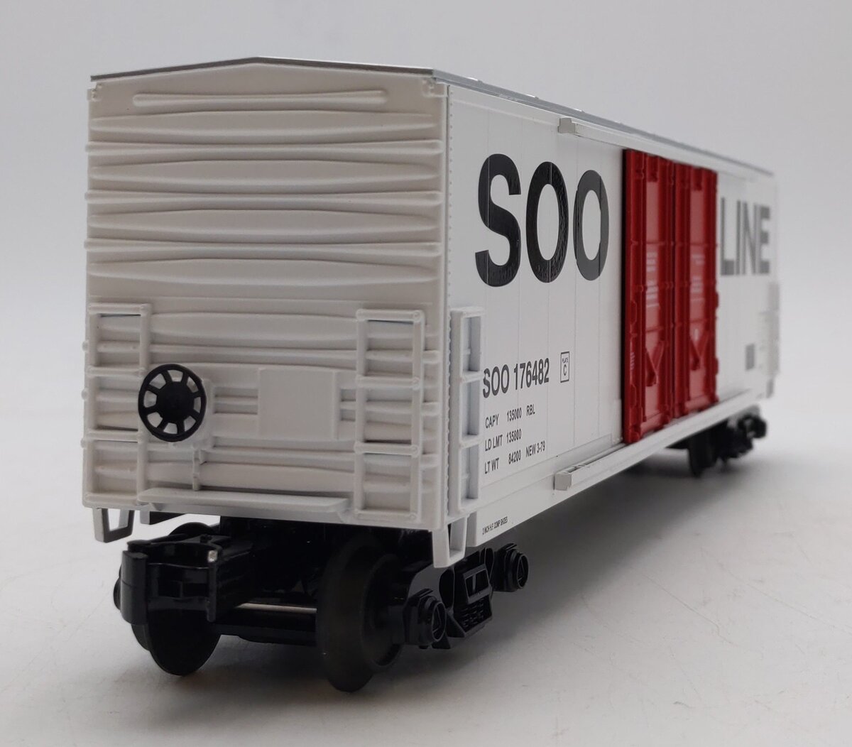 MTH 30-74526 SOO Line 50' Double Door Plugged Boxcar