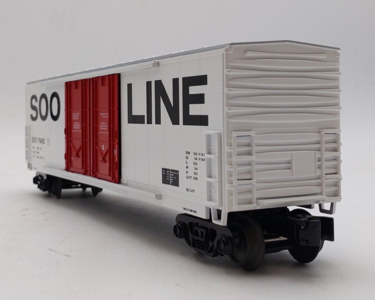 MTH 30-74526 SOO Line 50' Double Door Plugged Boxcar NIB