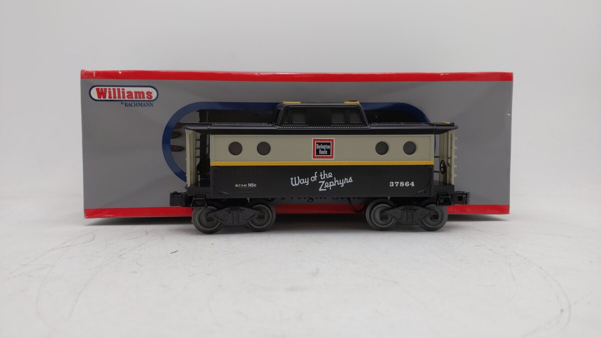 Williams 47736 CB&Q Burlington Route N5C Porthole Caboose #37864