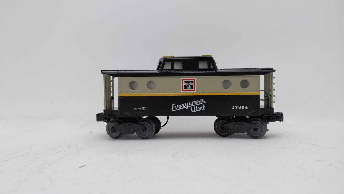 Williams 47736 CB&Q Burlington Route N5C Porthole Caboose #37864
