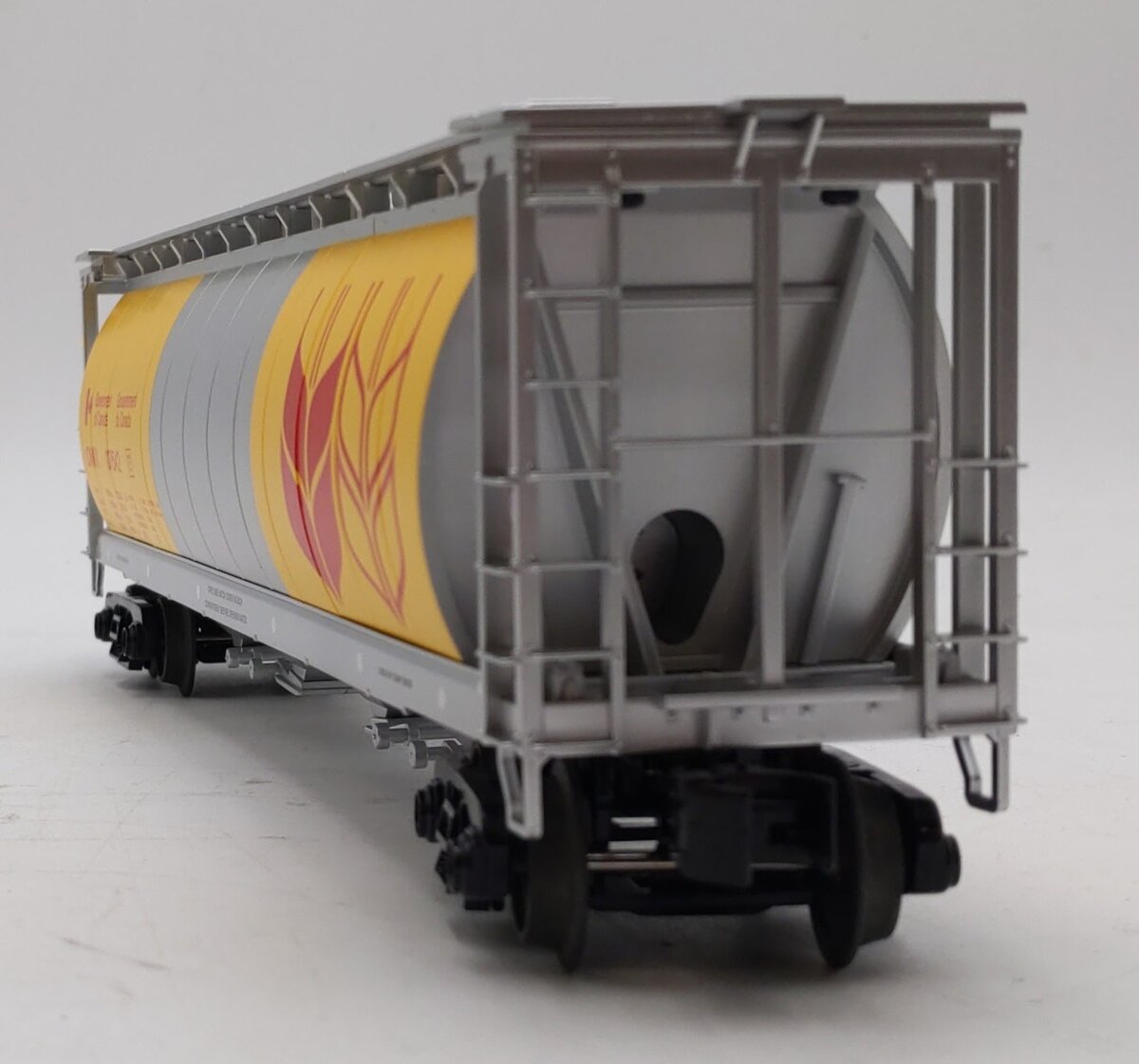 MTH 30-75311 Canadian Wheat 4-Bay Cylindrical Hopper NIB