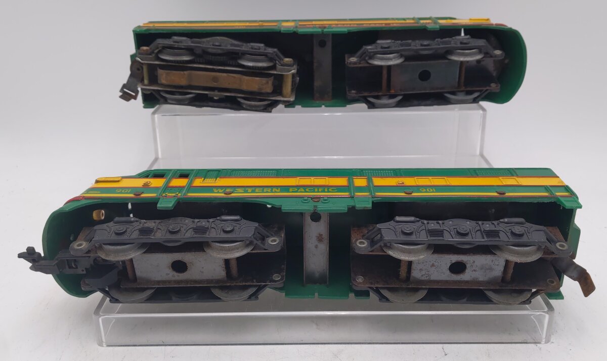 Marx 901 Vintage O Western Pacific F3 AA Diesel Set VG