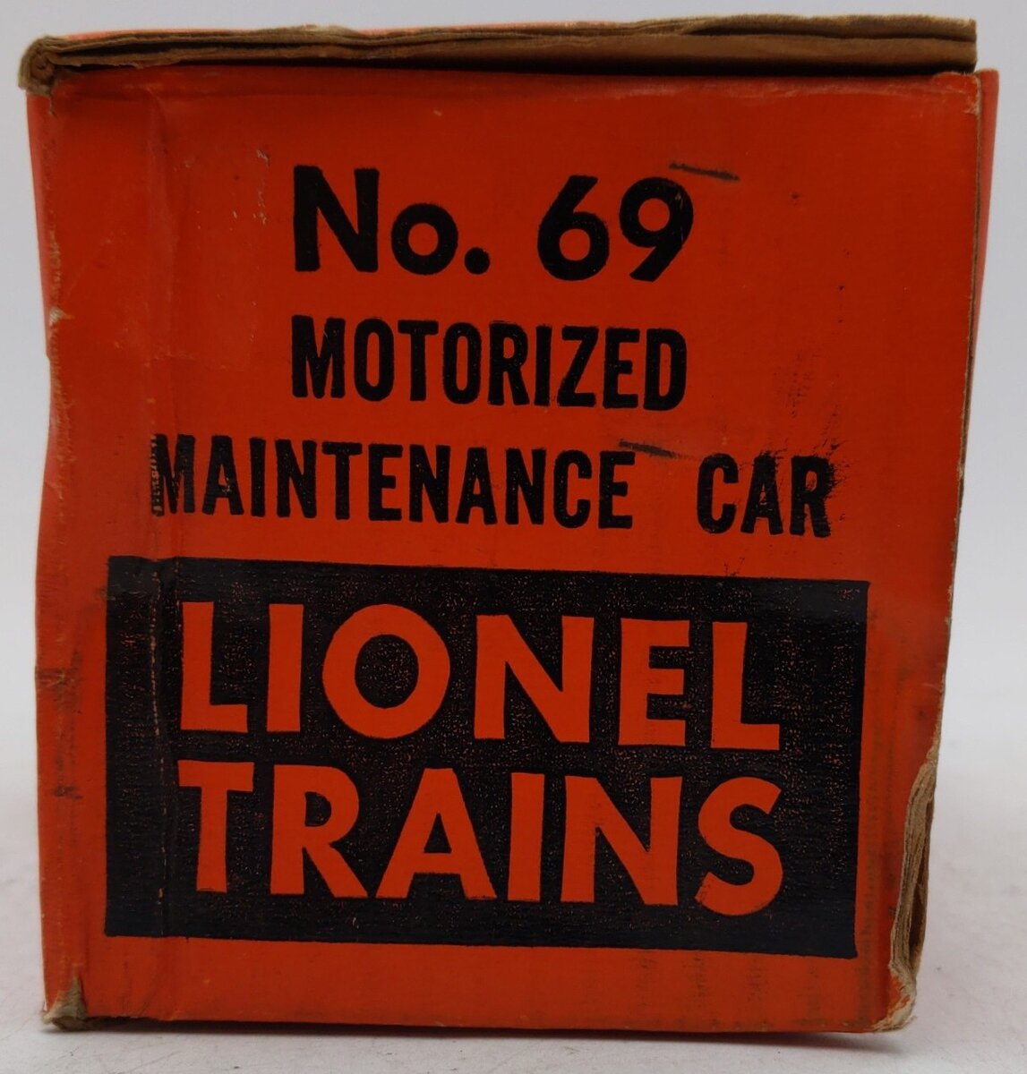 Lionel 69-1 O Gauge Vintage Motorized Maintenance Car with Figure VG/Box