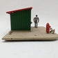 Lionel 128 Vintage O Animated Newsstand EX