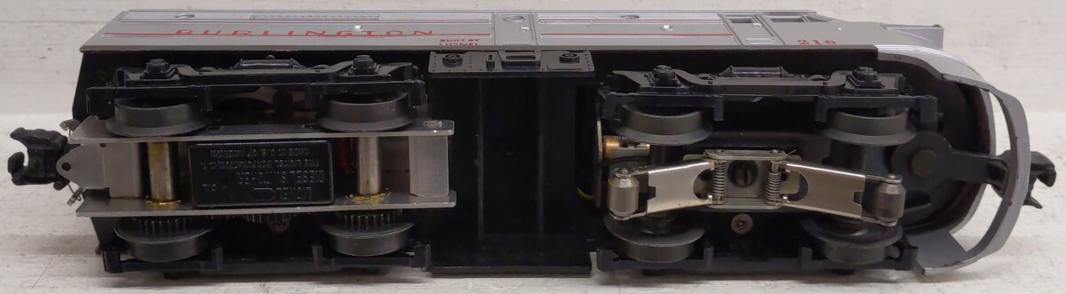 Lionel 216 Vintage O Burlington Alco A Powered Diesel Locomotive VG/Box
