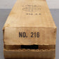 Lionel 216 Vintage O Burlington Alco A Powered Diesel Locomotive VG/Box