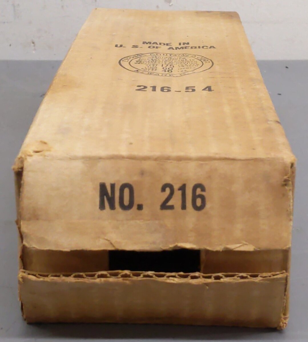 Lionel 216 Vintage O Burlington Alco A Powered Diesel Locomotive VG/Box