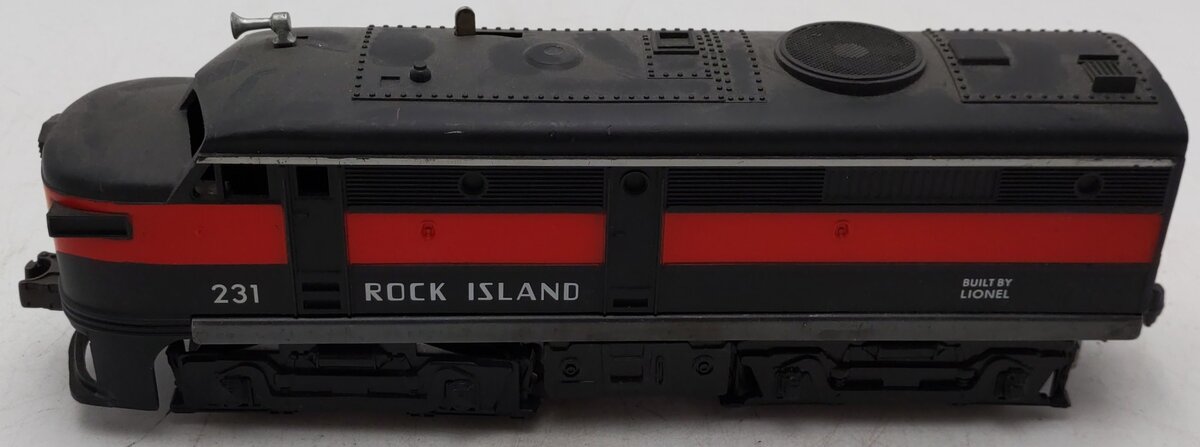 Lionel 231 Vintage O Rock Island Alco Powered A Unit Diesel Locomotive VG