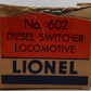 Lionel 602 Vintage O Seaboard NW-2 Powered Diesel Locomotive #602 VG/Box
