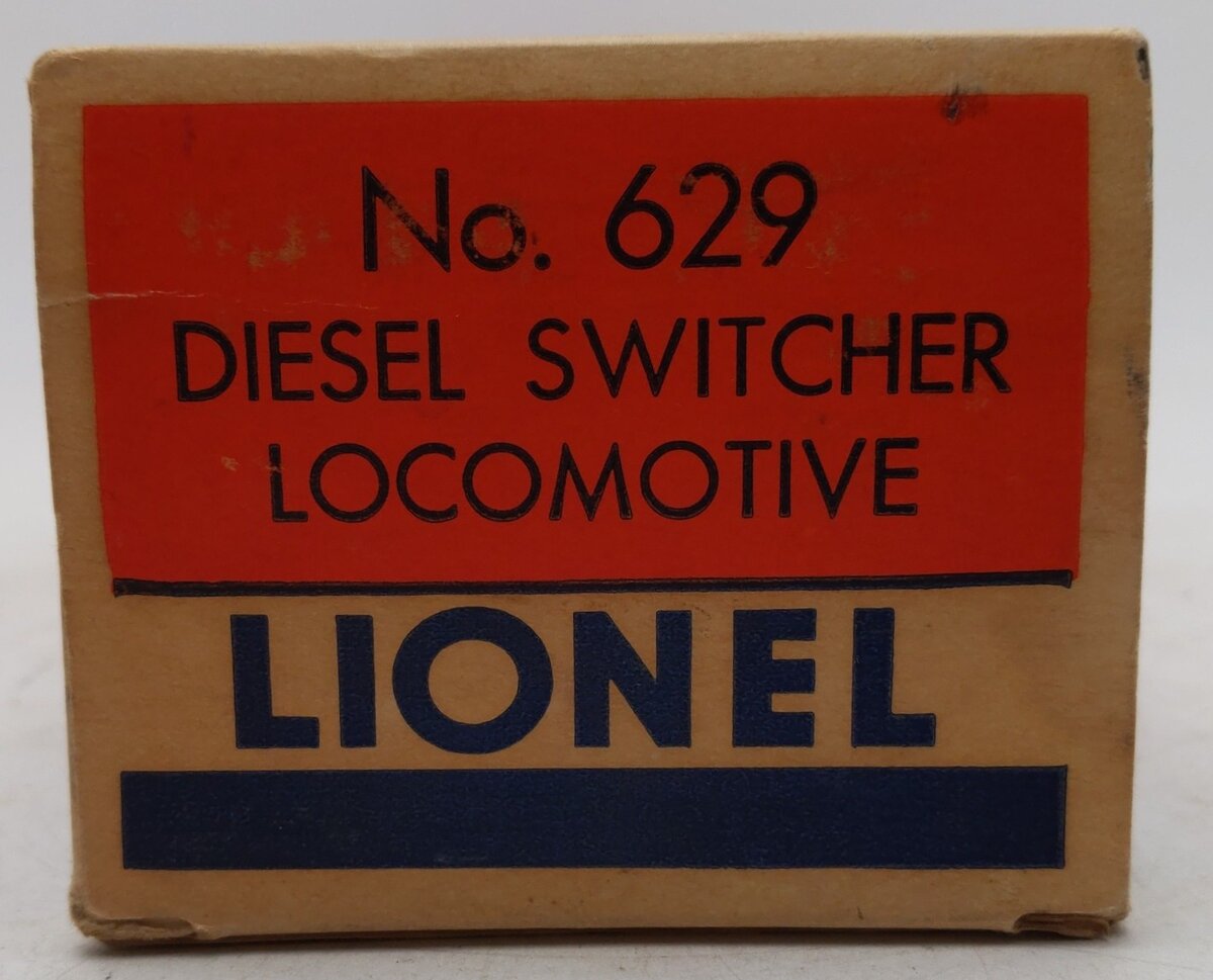 Lionel 629 Vintage O Burlington Powered GE 44-Ton Diesel Switcher VG/Box