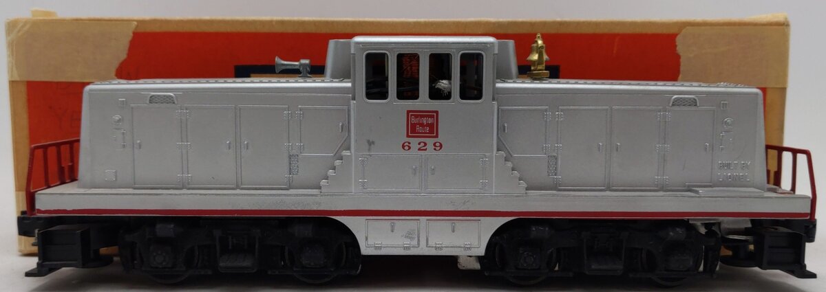 Lionel 629 Vintage O Burlington Powered GE 44-Ton Diesel Switcher VG/Box