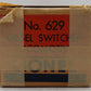 Lionel 629 Vintage O Burlington Powered GE 44-Ton Diesel Switcher VG/Box