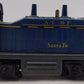 Lionel 634 Vintage O Santa Fe NW-2 Diesel Switcher Locomotive w/o Weight VG