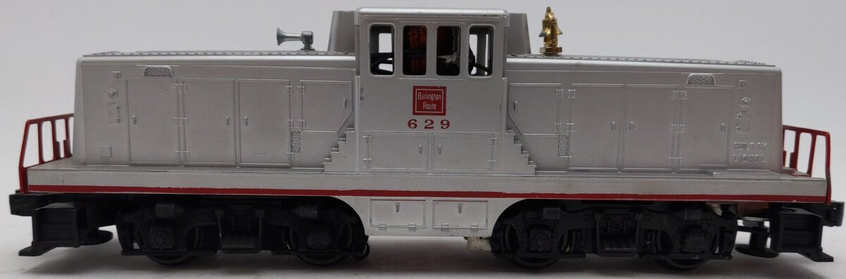 Lionel 629 Vintage O Burlington Powered GE 44-Ton Diesel Switcher VG/Box