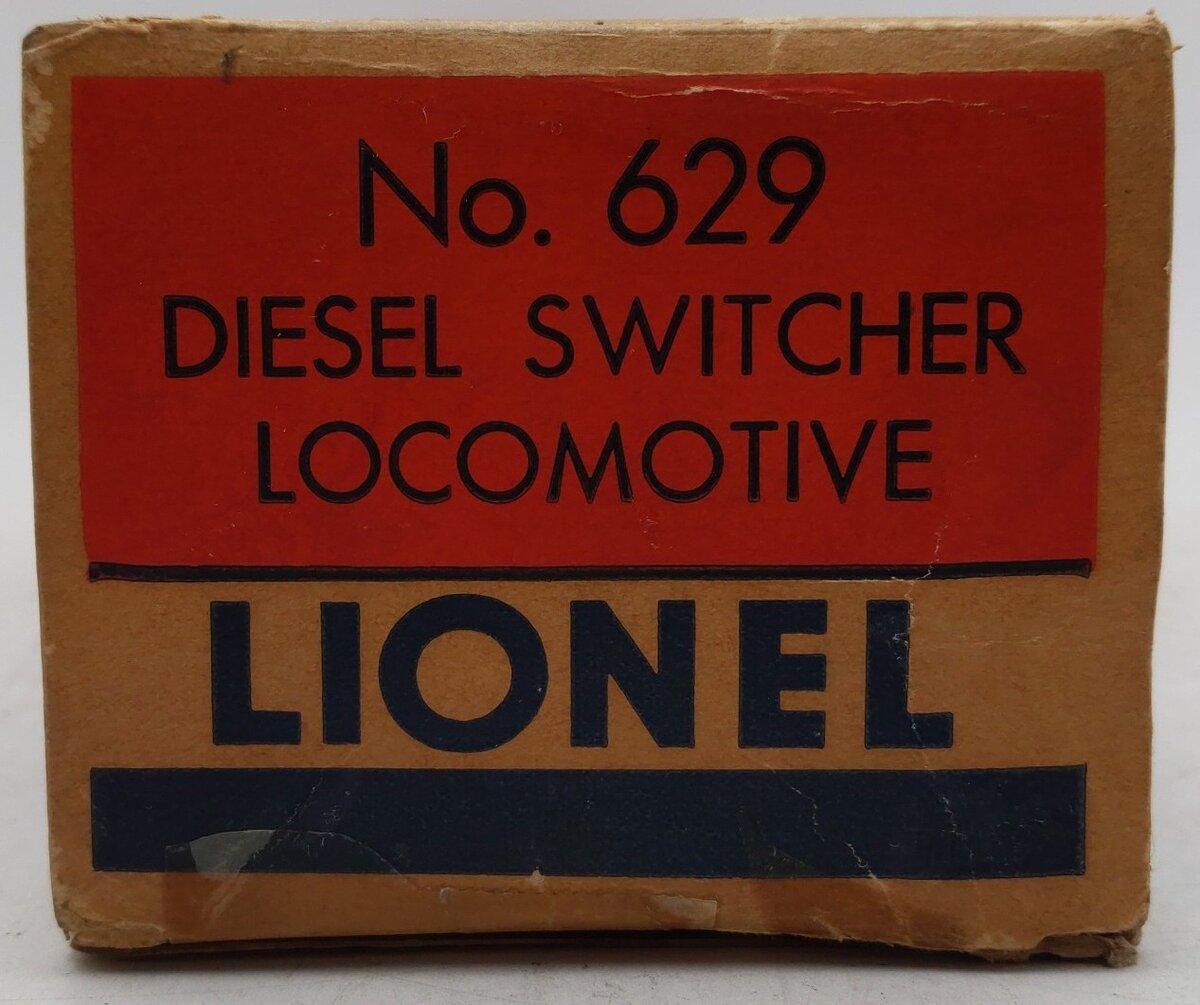 Lionel 629 Vintage O Burlington Powered GE 44-Ton Diesel Switcher VG/Box