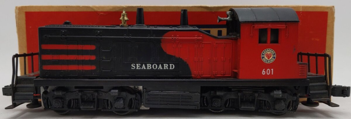 Lionel 601 Vintage O Seaboard NW-2 Powered Diesel Locomotive w/Horn VG/Box