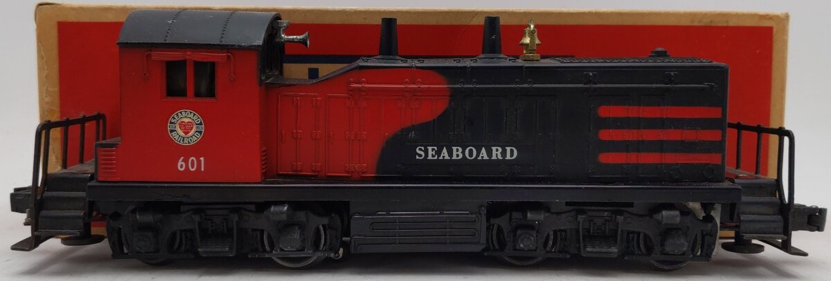 Lionel 601 Vintage O Seaboard NW-2 Powered Diesel Locomotive w/Horn VG/Box