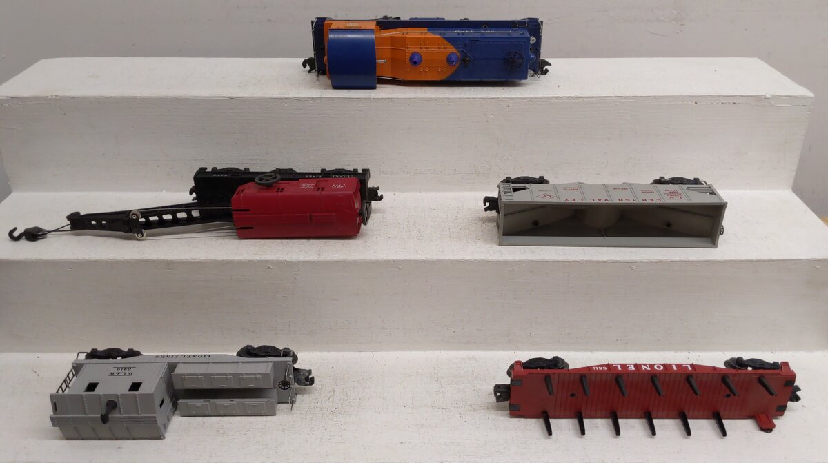 Lionel 1523 Vintage O-Gauge 6250 Work Train Set w/6511, 6456, 6460, 6419 EX