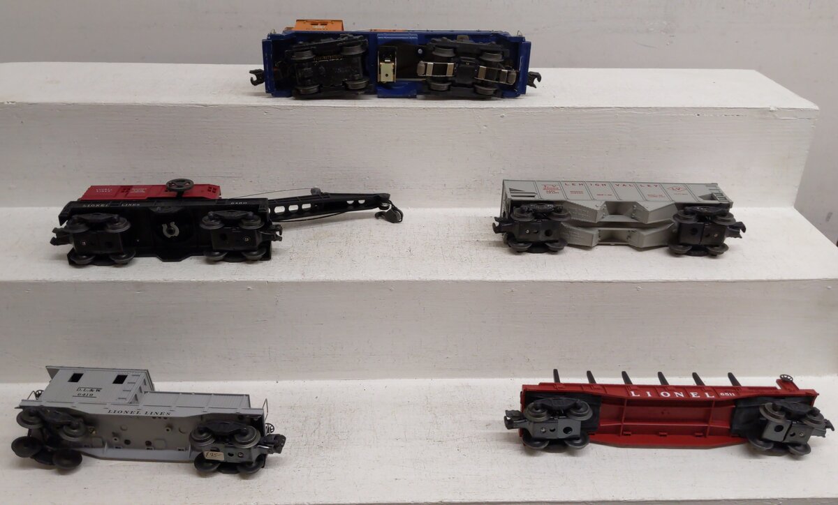 Lionel 1523 Vintage O-Gauge 6250 Work Train Set w/6511, 6456, 6460, 6419 EX