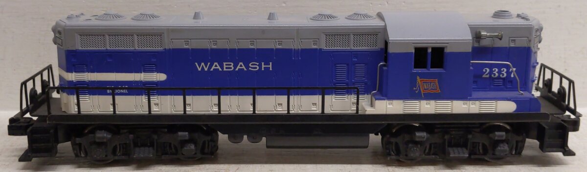 Lionel 2337 Vintage O Wabash GP-7 Powered Diesel Locomotive VG/Box