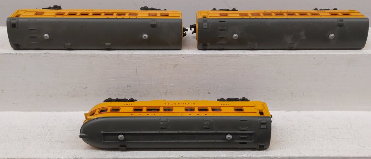 Lionel 1464W Vintage O Union Pacific Passenger Cars 2481, 2482, 2483 [3] VG