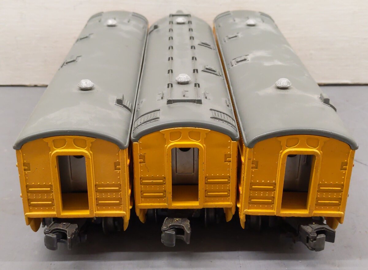 Lionel 1464W Vintage O Union Pacific Passenger Cars 2481, 2482, 2483 [3] VG