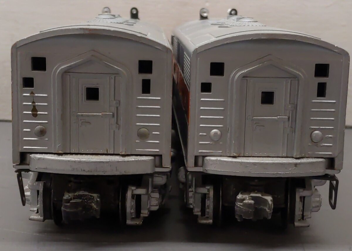 Lionel 2355 Vintage O Western Pacific F-3 AA Diesel Locomotives VG