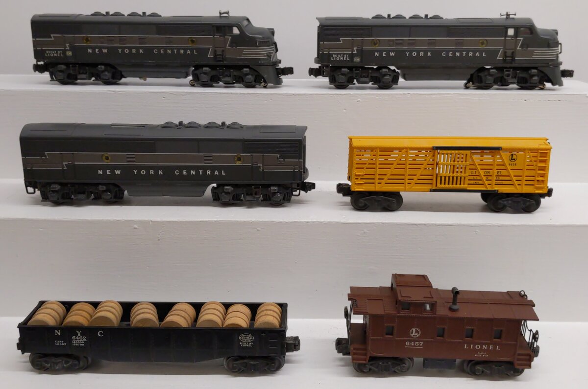 Lionel 2193W Vintage O 2344 AA Diesel Freight Set 2344C, 6462, 6656, 6456, 6457 VG/Box