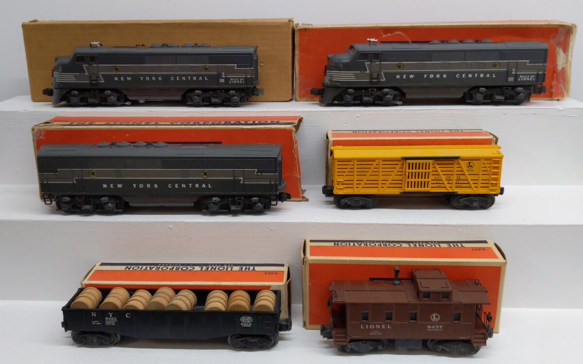 Lionel 2193W Vintage O 2344 AA Diesel Freight Set 2344C, 6462, 6656, 6456, 6457 VG/Box