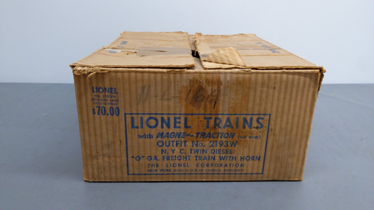 Lionel 2193W Vintage O 2344 AA Diesel Freight Set 2344C, 6462, 6656, 6456, 6457 VG/Box