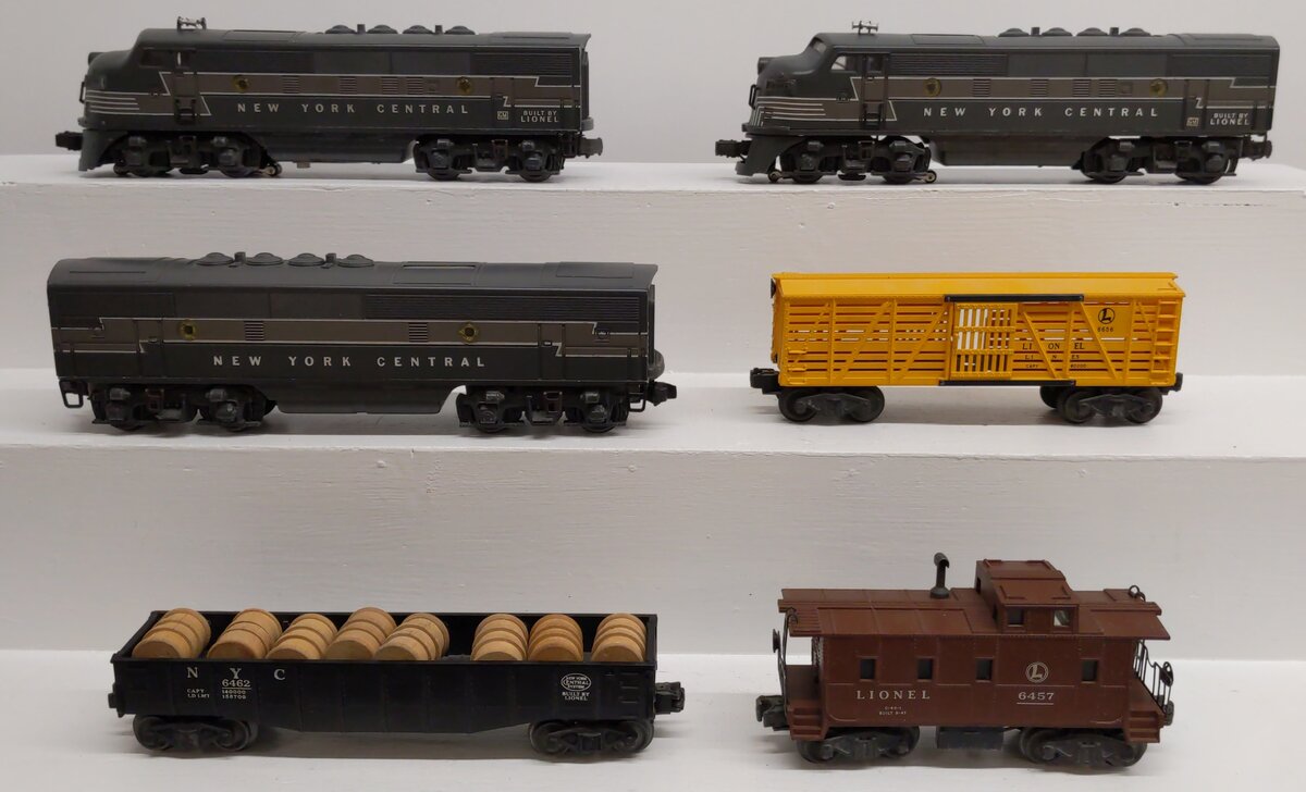 Lionel 2193W Vintage O 2344 AA Diesel Freight Set 2344C, 6462, 6656, 6456, 6457 VG/Box