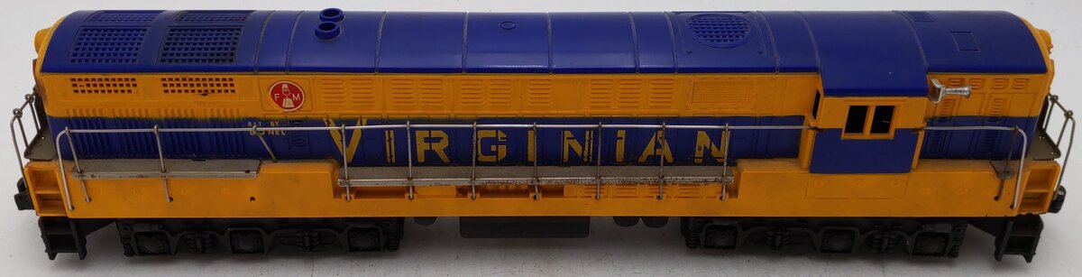 Lionel 2322 Vintage O Virginian Blue & Yellow FM Trainmaster VG