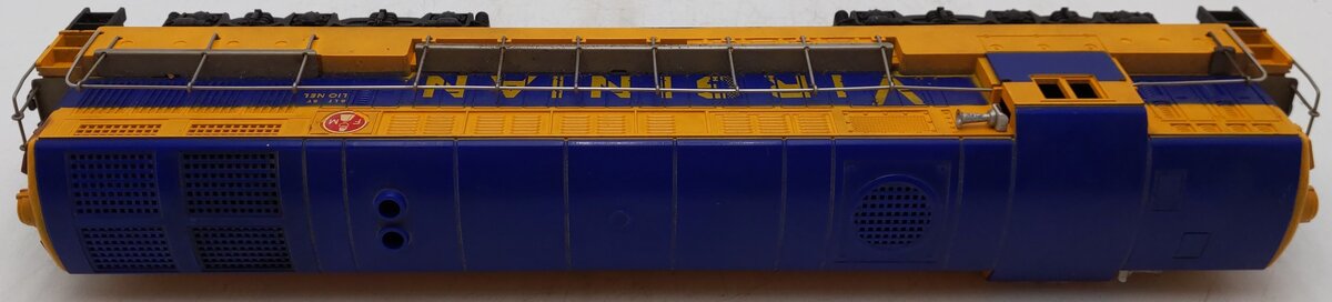Lionel 2322 Vintage O Virginian Blue & Yellow FM Trainmaster VG