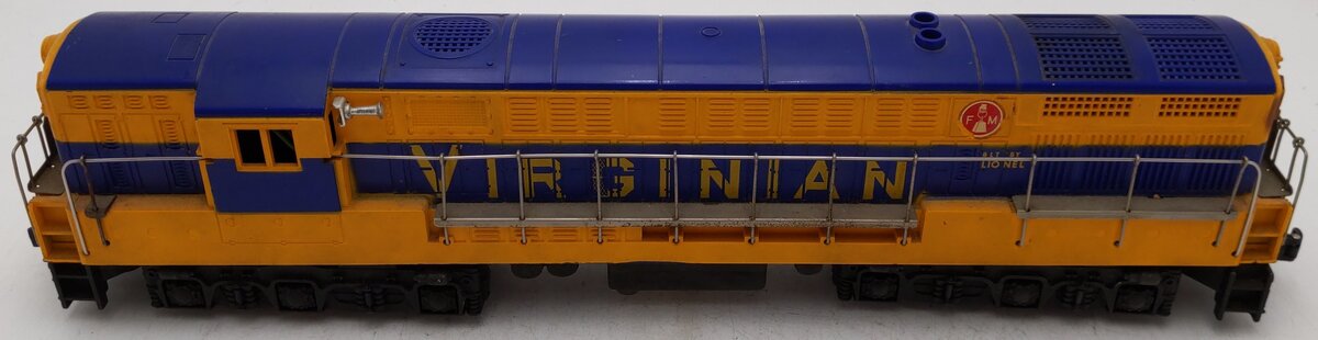 Lionel 2322 Vintage O Virginian Blue & Yellow FM Trainmaster VG