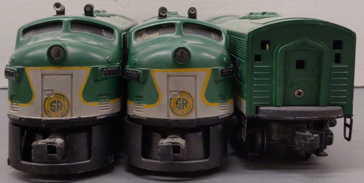 Lionel 2356 Vintage O Southern F-3 ABA Diesel Locomotives VG/Box
