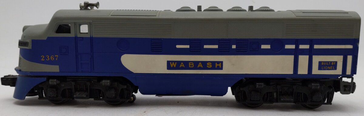 Lionel 2240 Vintage O Wabash F3 Powered A Diesel Locomotive VG