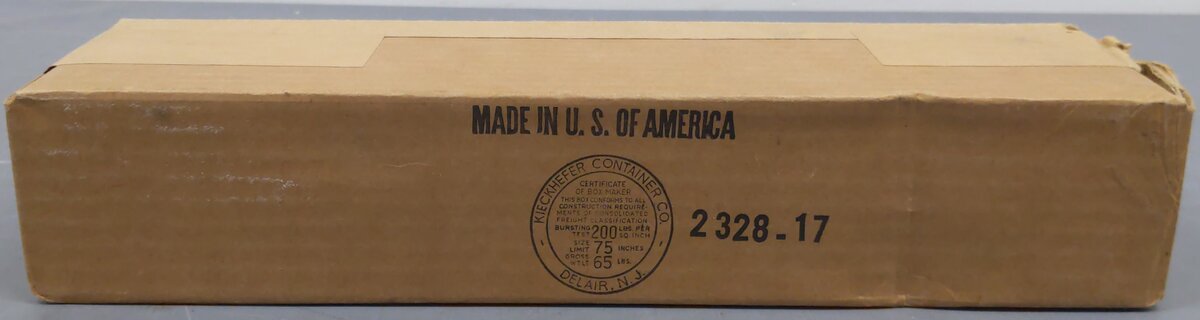 Lionel 2328 Vintage O Burlington GP-7 Powered EMD Diesel Locomotive VG/Box