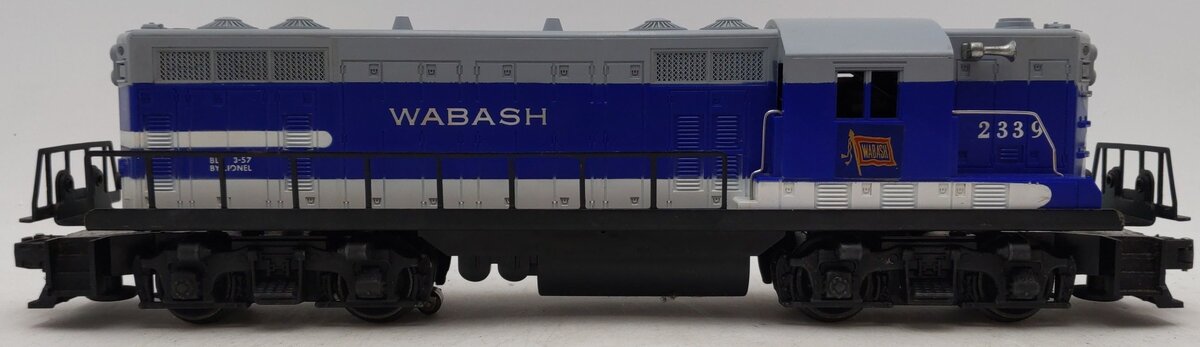 Lionel 2339 Vintage O Wabash GP-7 Powered Diesel Locomotive #2339 VG/Box