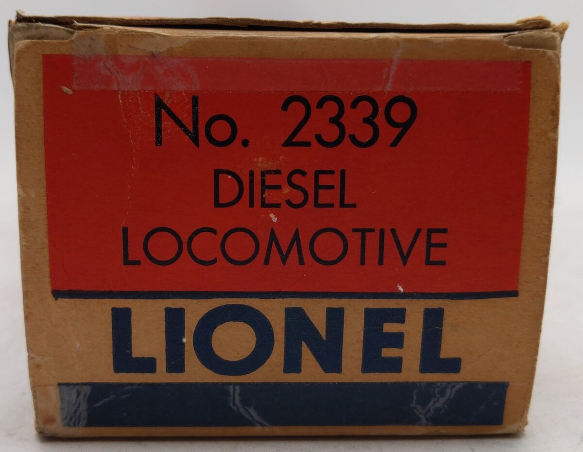 Lionel 2339 Vintage O Wabash GP-7 Powered Diesel Locomotive #2339 VG/Box