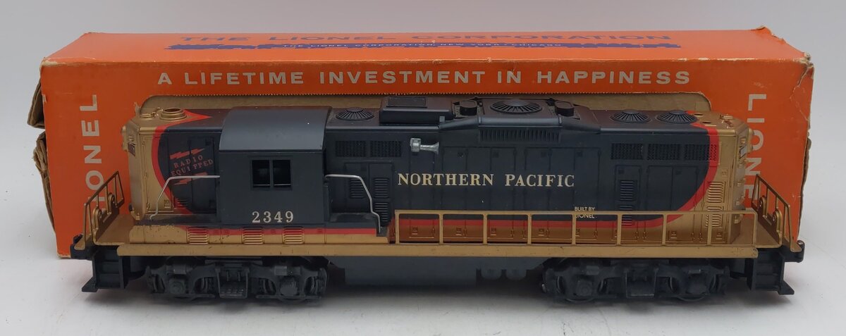 Lionel 2349 Vintage O Northern Pacific GP-9 Diesel Locomotive EX/Box