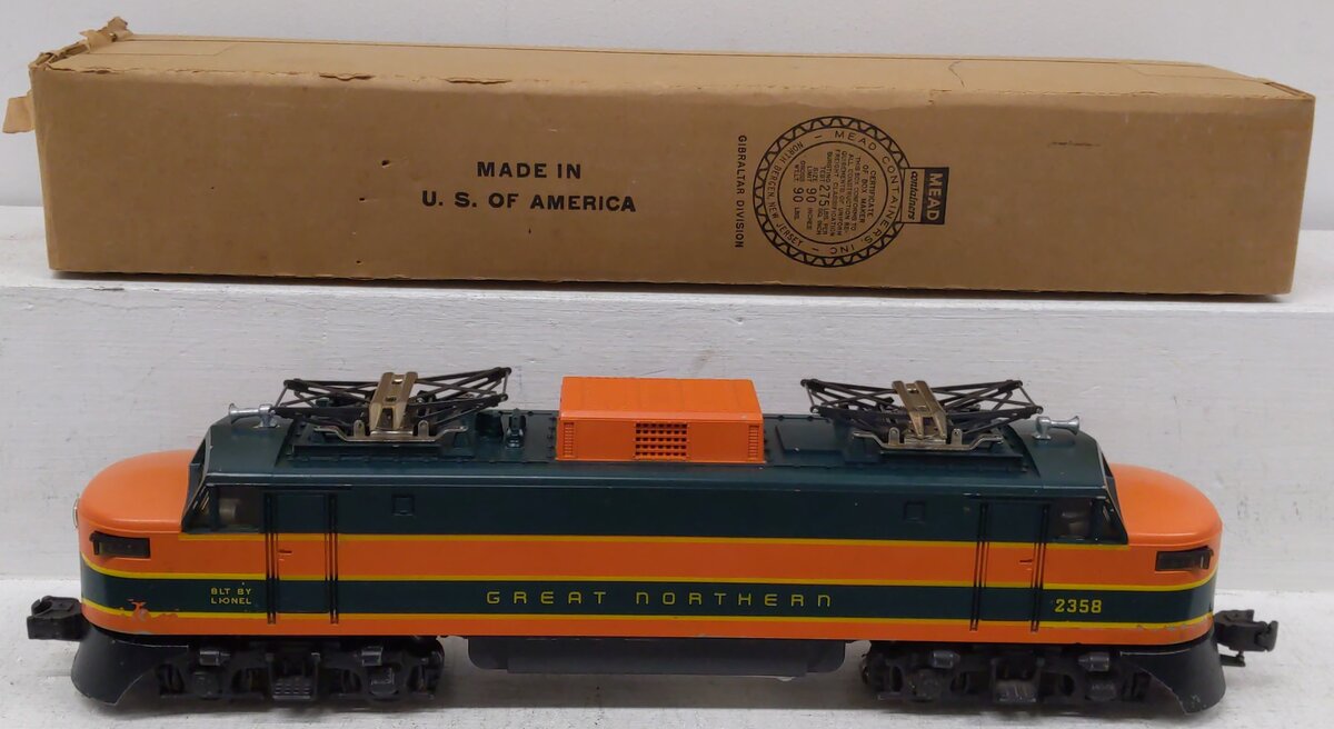 Lionel 2358 Vintage O Great Northern EP-5 Powered Electric Locomotive VG/Box
