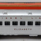 Lionel 2435 Vintage O Lionel Lines Illuminated Elizabeth Passenger Car VG/Box