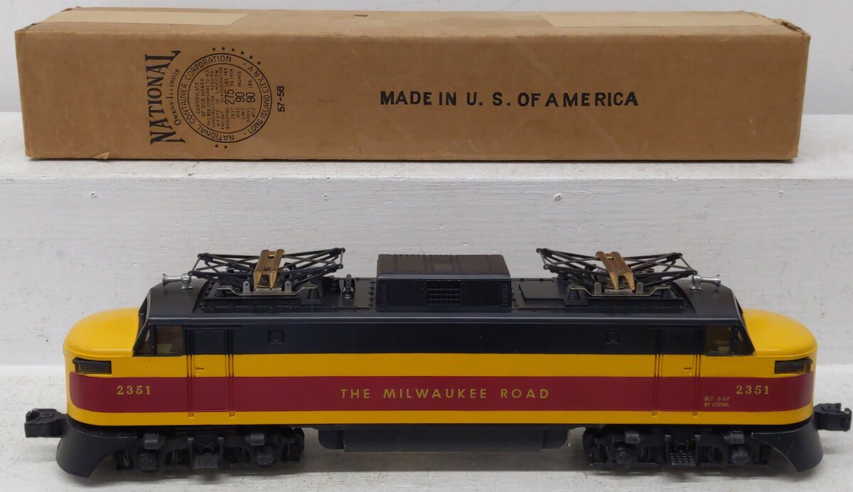 Lionel 2351 Vintage O Milwaukee EP-5 Electric Locomotive VG/Box