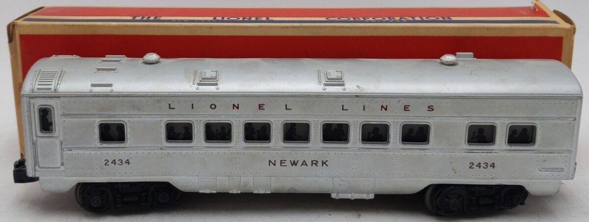 Lionel 2434 Vintage O Lionel Lines Illuminated Newark Passenger Car VG/Box