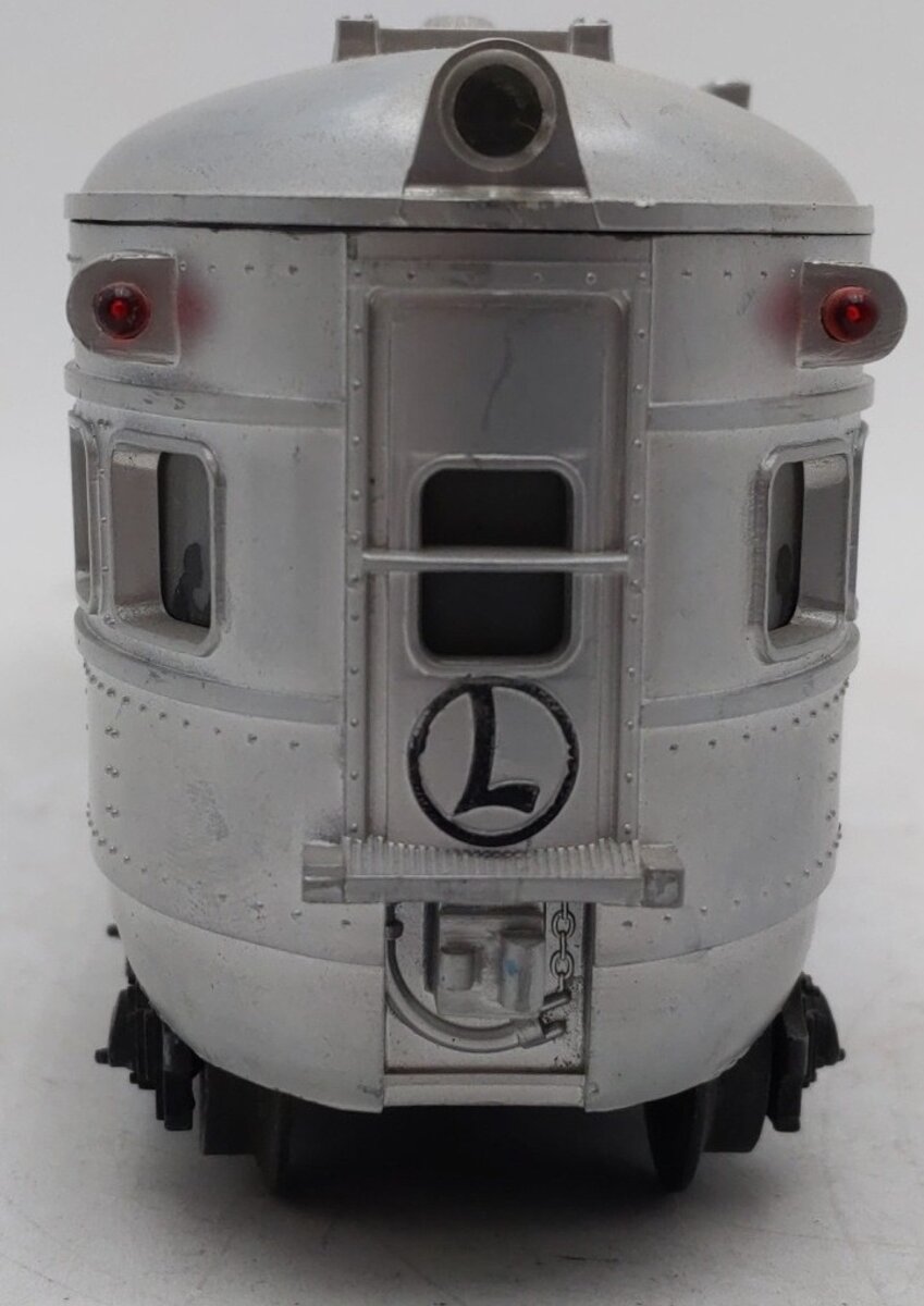 Lionel 2423 Vintage O Lionel Lines Hillside Lighted Observation Car w/Silvr Roof VG