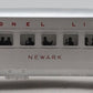 Lionel 2434 Vintage O Lionel Lines Illuminated Newark Passenger Car VG