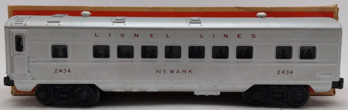 Lionel 2434 Vintage O Lionel Lines Illuminated Newark Passenger Car VG/Box