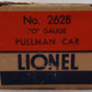 Lionel 2628 Vintage O Lionel Lines Madison Heavyweight "Manhattan" Pass Car VG/Box