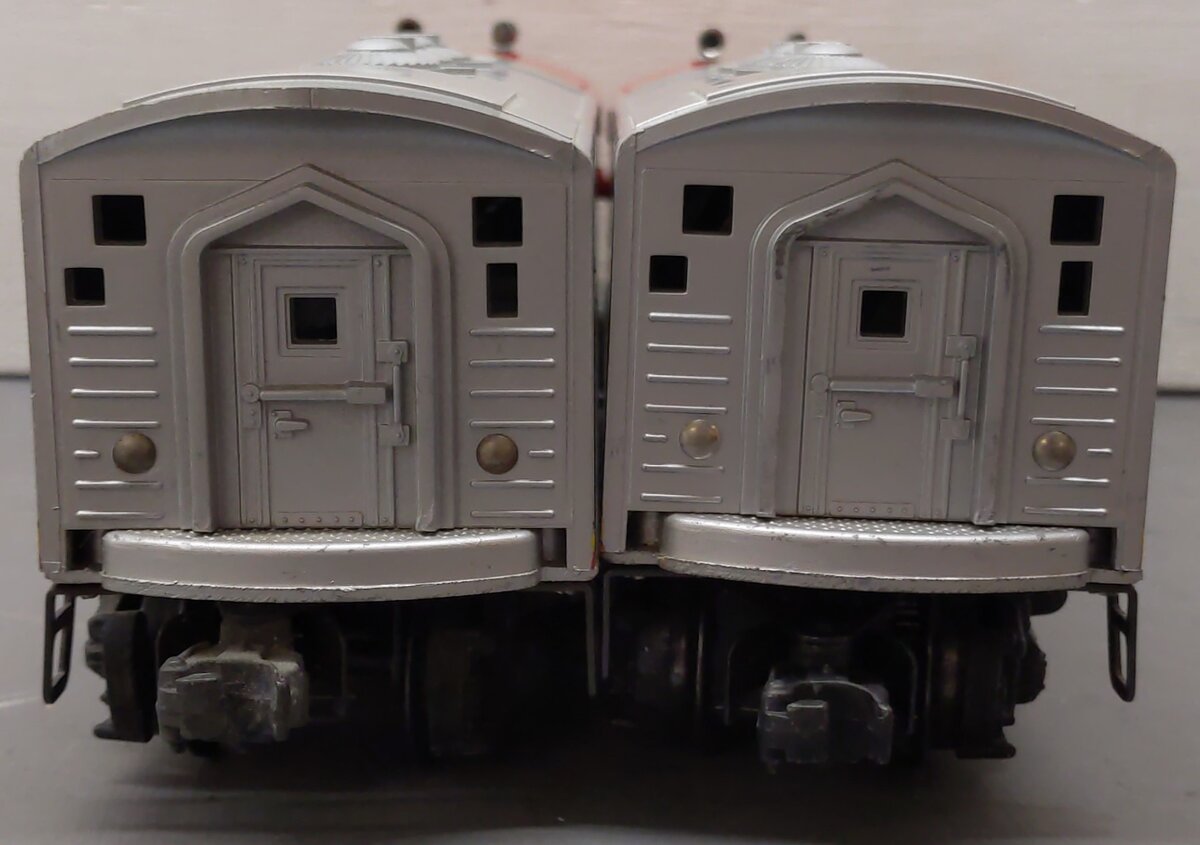 Lionel 2383 Vintage O Santa Fe F-3 AA Diesel Locomotives VG/Box